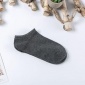 男女短船袜纯色全棉春夏秋季薄款浅口隐形素色**休闲袜热销